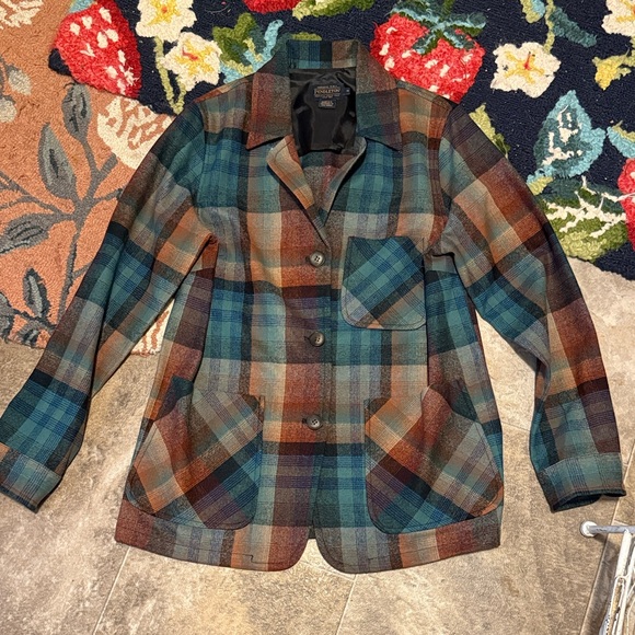 Pendleton Jackets & Blazers - Pendleton Plaid Virgin Wool Jacket